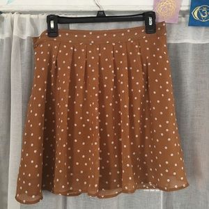 Old Navy- polka dotted skirt: size m